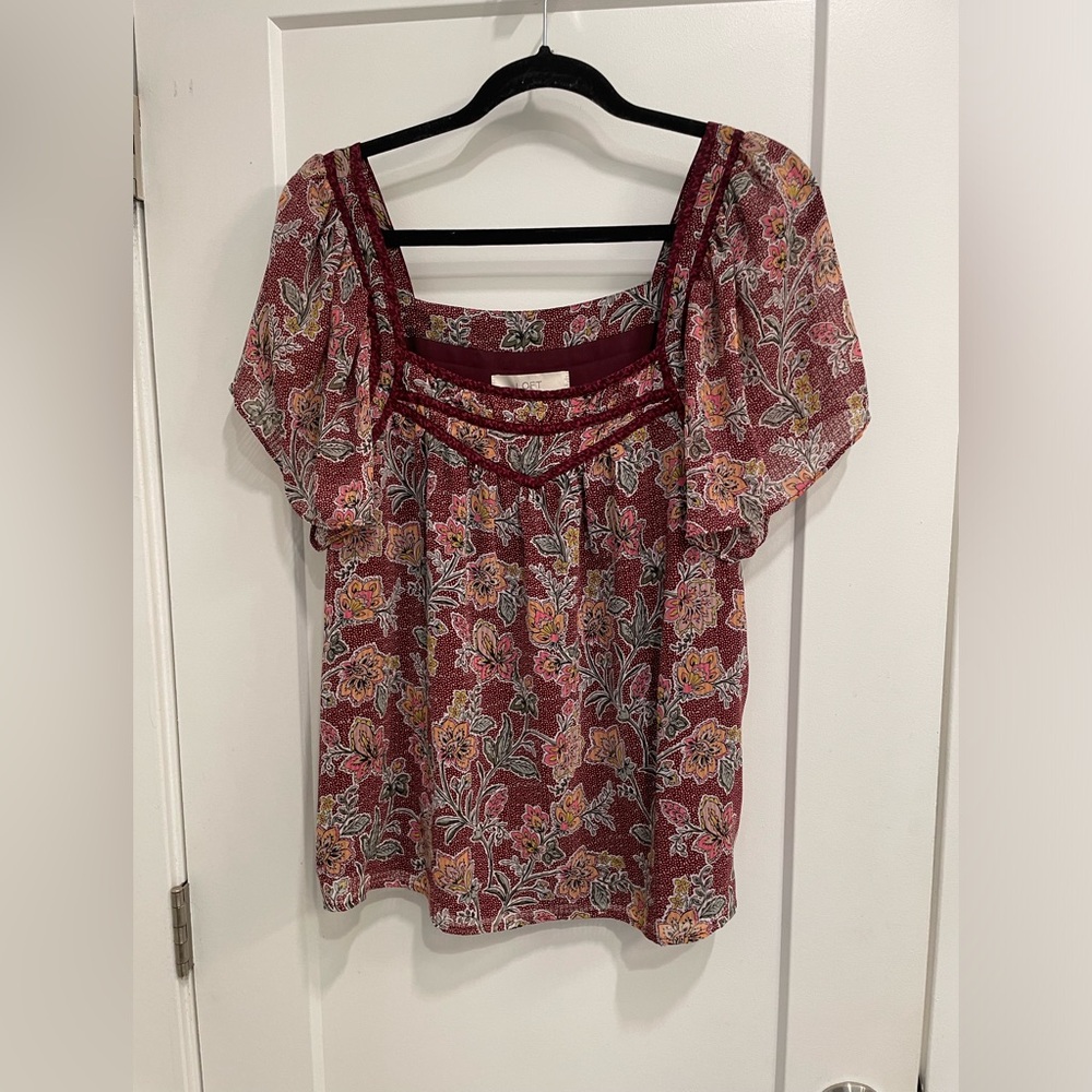 Loft Floral Top